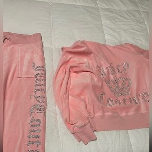 Brand new Juicy Couture bling track suit (size small)